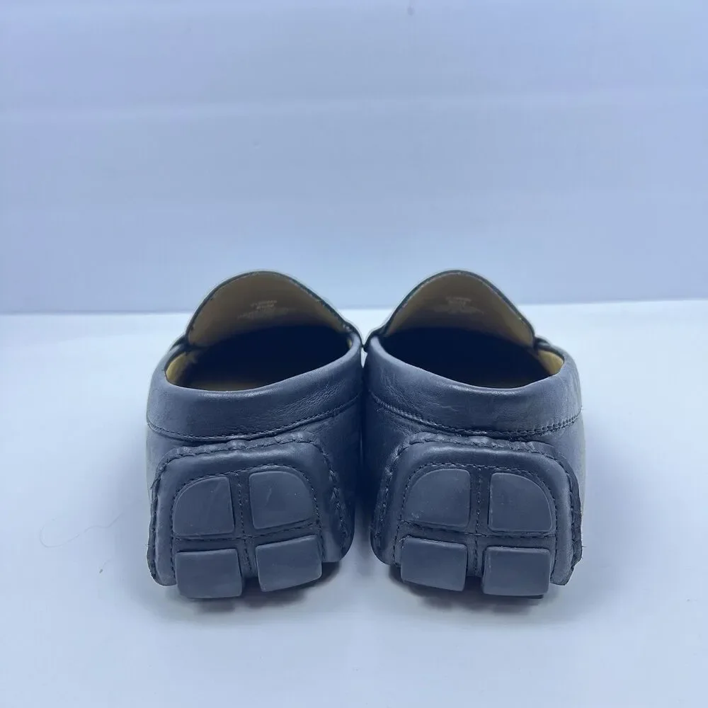 Vince Camuto Esmail Black Leather Slip On Driving Loafers Men's Size 8.5 M